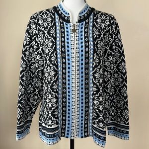 Vintage Appleseed's Front Zip Cardigan